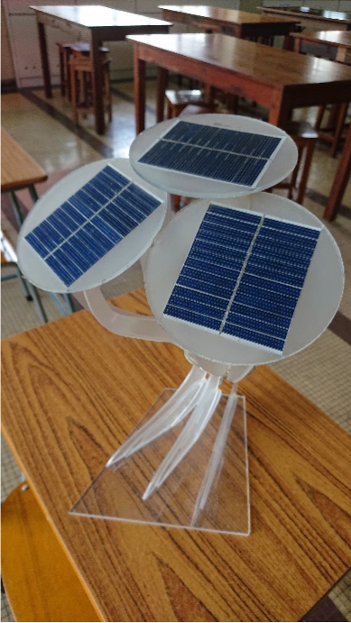 Figure 3 Framework with solar panels